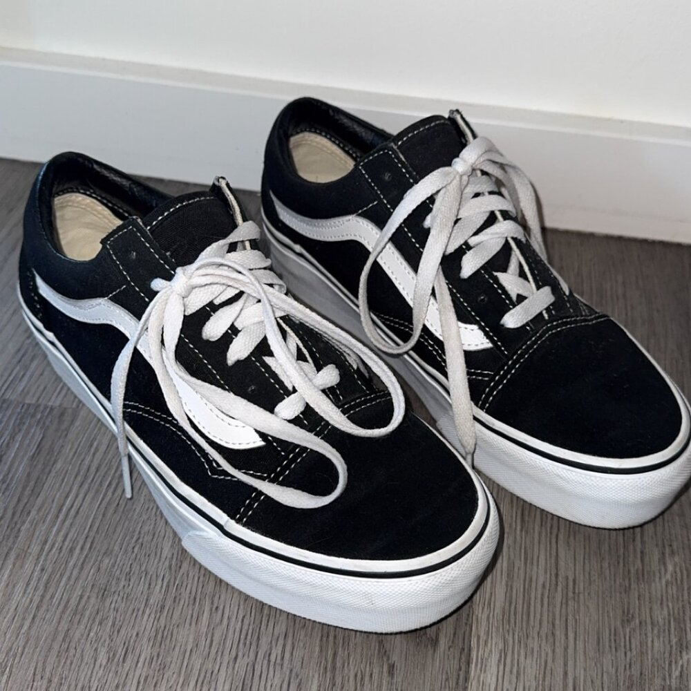 Vans Old Skool Platform Sneakers W7 M5.5
